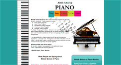 Desktop Screenshot of mobileschoolofpiano.com