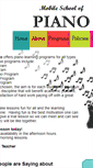 Mobile Screenshot of mobileschoolofpiano.com